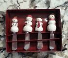 11ww1021 Snowman Cheese Dip Spreaders Nicholas Square Warm Wishes 400911891139