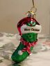 120987  Kurt Adler Brand New Unique Christmas Pickle Glass Ornament