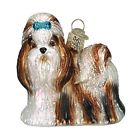 12172 Old World Christmas Ornaments Shih Tzu Glass Blown 729343121721