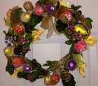1243 Princess House Winter Garden Wreath Euc Rare