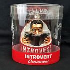 7390485 12553 Accoutrements New Introvert Ornament By Archie Mcphee Booklover 739048125535