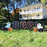 12858 Victory Store Chevron Boo Halloween Yard Decorations Includes 313036439417