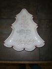 13087 Grassland Roads Christmas Tree Shaped Cookie Plate Platter From Amscan