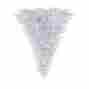 1372 Vickerman Upside Down Christmas Tree White Whimsical Artificial Fake Xmas 6 Ft Holiday New