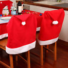 141836abgqk5170 Unbranded Party Xmas Decoration Table Red Hat Dinner Chair Cover