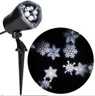 14382g Sunstar Holiday Lightshow Projection Ornate Snow Flurry White 086786143827