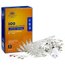 14544850 Holiday Joy Clear White Mini String Lights On Wire For
