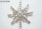 15010129z Unbranded Jeweled Snowflake Christmas Hanging Ornament Decor