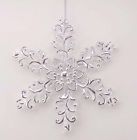 15010257z Unbranded Metallic Snowflake Christmas Hanging Ornament Decor
