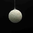 15010510abc Unbranded Snow White Beaded Ball Christmas Hanging Ornament Holiday Decor