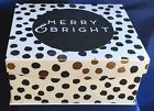 1562-6492 Unbranded Holiday Decorative Storage Box Merry And Bright 729016013377