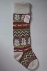 1693985 Pottery Barn Classic Fair Isle Stocking Snowman Christmas