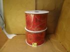 17xbe-redgold Unbranded Christmas Polyester Ribbon 607691649824