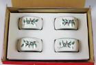 180414 Nikko Japan Happy Holidays Napkin Ring Set Of 033705180142