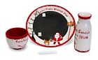1843 Child To Cherish Santas Message Plate Set Santa 025094184313