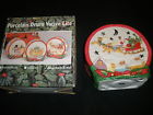 T5340  19061 Robert Alan Candle Porcelain Drum Votive Lite By Sleigh Ride