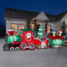 191245121596 Airblown Inflatable Colossal Santa Claus Express Self Inflating