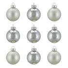 191296073110 Northlight Seasonal Shiny And Matte Silver Glass Ball