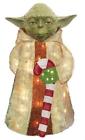 Ztsw9tv9143 195333 Kurts Adler Kurt Yoda Light Up Tinsel Lawn 086131339653