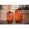 00888670093542 19lg89011ml Berkley Two Glass Handcrafted Finish Pumpkins Warm White