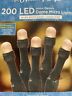 2 Boxes Of 200 Christmas Holiday Led Warm White Dome Micro Lights Wedding 38ft