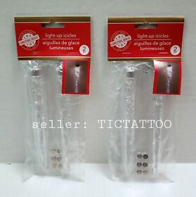 2 Packs Christmas House Light-up Icicle Ornaments New Icicles Ornament 4