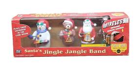 21244 2005 Take One Vintage Santas Jingle Jangle Band Musical Christmas Decoration-tested And Works