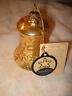 20100t061 Inge Glas Gold Bell German Glass Christmas Tree Ornament New