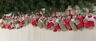 2083 Handmade Advent Garland Handknit Numbered Stockings New