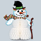 20900 Beistle Company Vintage Christmas Party Decoration Snowman Centerpiece 034689083122