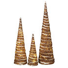 2145530ec Gerson International Piece Nested Glitter Tree Set 687293198456