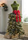 21834846 Members Mark Dress Form Mannequin Artificial Christmas Tree Flocked Branches