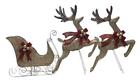 224067 Puleo Asia Holiday Wonderland Deer With Sleigh 052088083215