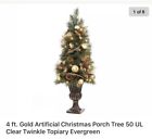 2320530hd-t Home Accents Holiday Christmas Artificial Porch Pine Tree 0687293324411