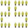0.72w 25 Pack C9 Yellow Led Bulbs Smd Dimmable. Christmas Waterproof