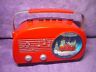 2501090 Gerson Snow Globe Radio Christmas Tree Music Box