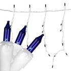 25244735 Sienna Commercial Blue Icicle Lights White Wire Connect 762152277180