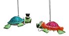 28-30214 Katherines Collection Kissing Glitzy Sea Turtles Holiday Ornaments 883280288685