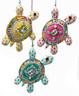 28-530615 Katherines Collection Pirouette Turtles Yellow Pink Teal Christmas 883280301742