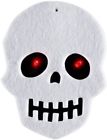 2994454452 Home Accents Holiday Light Led Battery Operated White Felt Skull