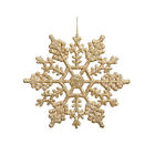 2f4180911uzl8x5933 Unbranded Golden Christmas Xmas Snowflake Tree Hanging Pendants 192189382128