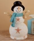 3030134 Afoyft Snowman Starfish Figurine Seas Greetings Holiday Beach Christmas Home