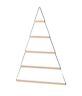 305.200.04 Ikea Skummar Hanging Christmas Tree Wall Decoration Beech Wood Black
