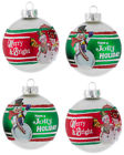30501176560000 Kurt Adler Retro Silver Ornaments With Snowmen Set 086131370410