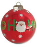 30506889190000 Kat Annie Set Of Red Ho Round Ornaments