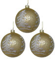 30507129880000 Kurt Adler Set Of Glittered Ornaments 086131453533