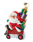 30509020900000 Christopher Radko Run Away Wagon Santa 645001486981