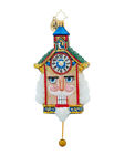 30509129800000 Christopher Radko Tick Tock Cracker 645001478306