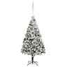 3077868 Vidaxl Artificial Christmas Tree With Set Green Pvc 720286499559