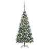 3077897 Vidaxl Artificial Christmas Tree With Set Pine Cones 720286499849